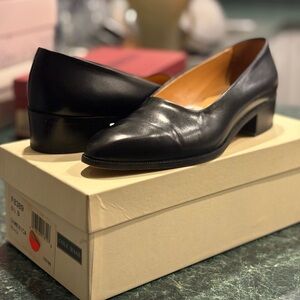 Cole Haan Domenica Black Leather Pumps - Made in Italy - Size 6.5B